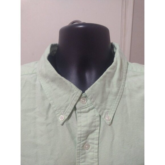 Ralph Lauren Men’s Classic Fit Long Sleeve Button Down Green Shirt 3XB Big - Picture 4 of 12